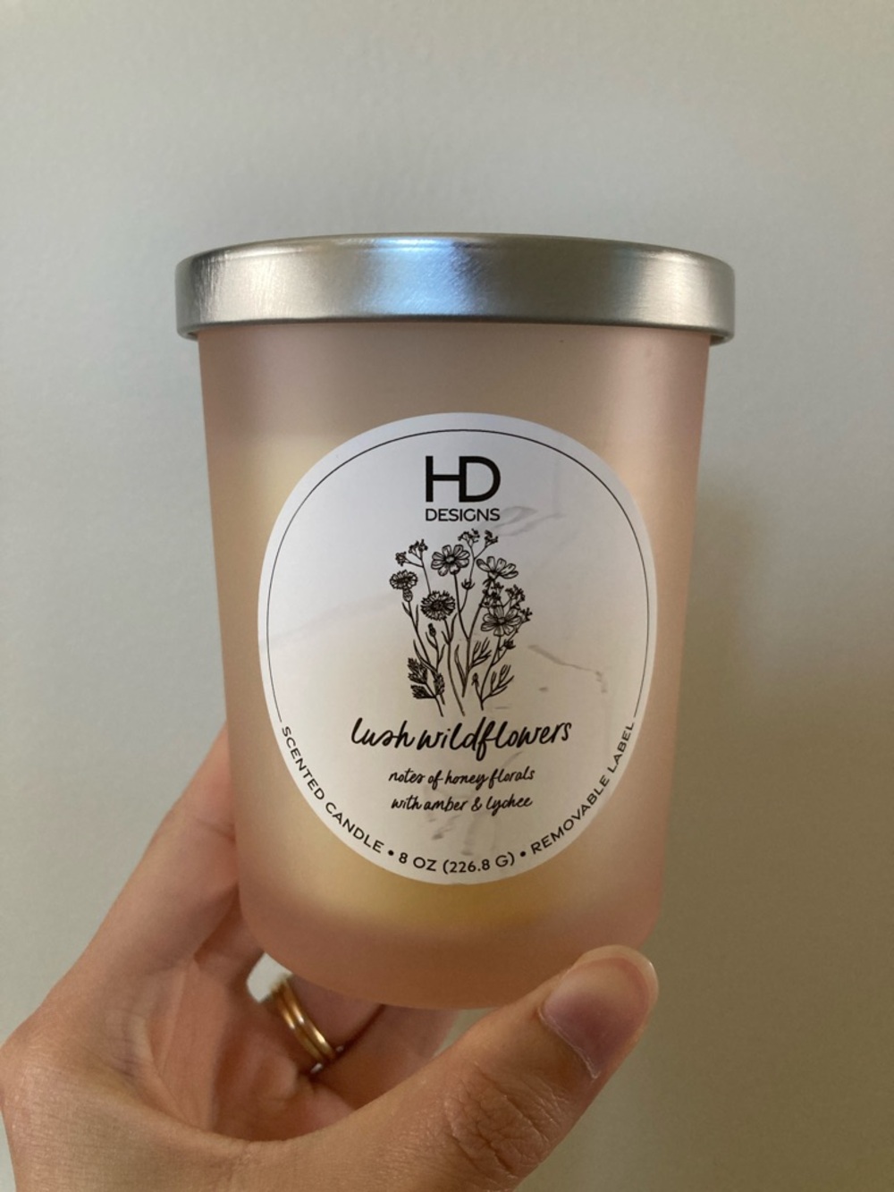 4/$10 - HD Designs Lush Wildflowers Jar Candle